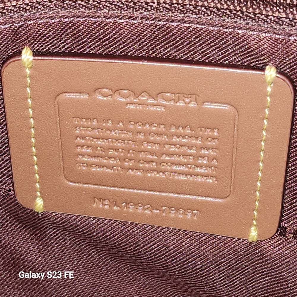Coach Signature Jaquard Dalton 31 - Picture 15 of 16